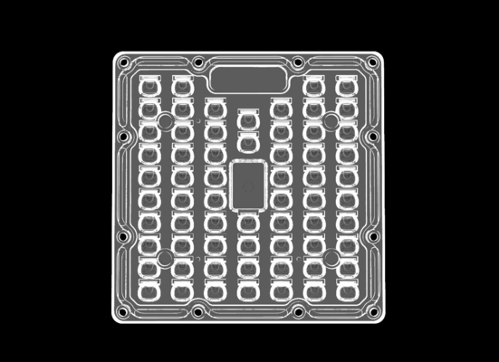 IP66 Wodoodporny 50 W symetryczne soczewki z wieloma diodami LED
