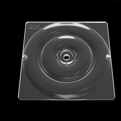 PC 90 stopnia 2 pierścień LED Street Light Lens z doskonałym rozkładem światła
