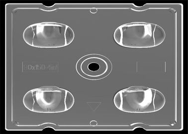 Asymetryczny obiektyw LED Street Light Lens Całkowity obiektyw wewnętrzny