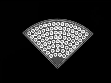 Specjalny kształt reflektora soczewki LED / soczewki LED Strip D235 * Materiał PC H9.4mm