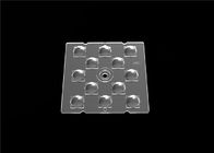 Przejrzysta soczewka Cone Stożek Cienkowarstwowa, Symetryczne Kwadratowe Latarki LED z uszczelką silikonową