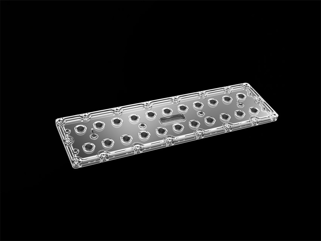 SMD7070 22 w 1 LED Flood Light Lens Symetryczny 60 stopni LED Street Light Lens
