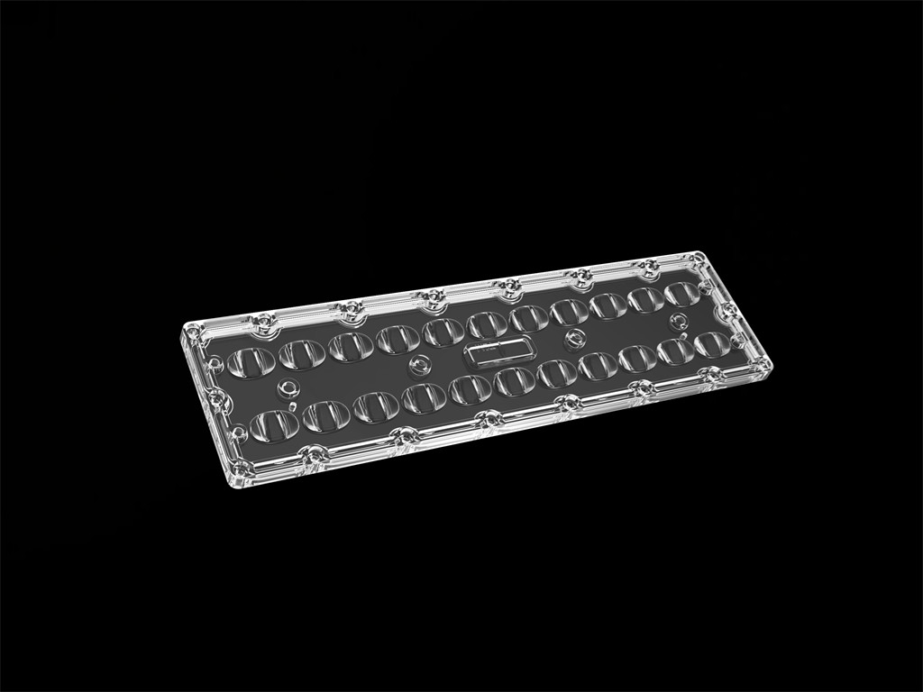 TYPEII-M LED Street Light Lens SMD7070 22IN1 80 * 150 stopni High Power LED Lens