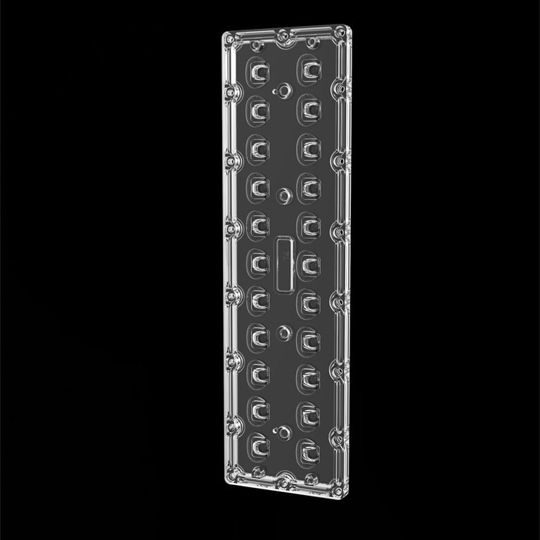 Prostokątna soczewka LED Street Light SMD7070 22IN1 TYPE4S Lens High Power LED Lens