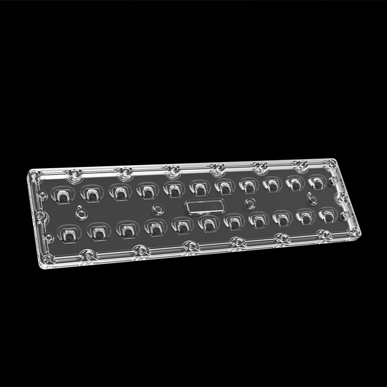 Prostokątna soczewka LED Street Light SMD7070 22IN1 TYPE4S Lens High Power LED Lens