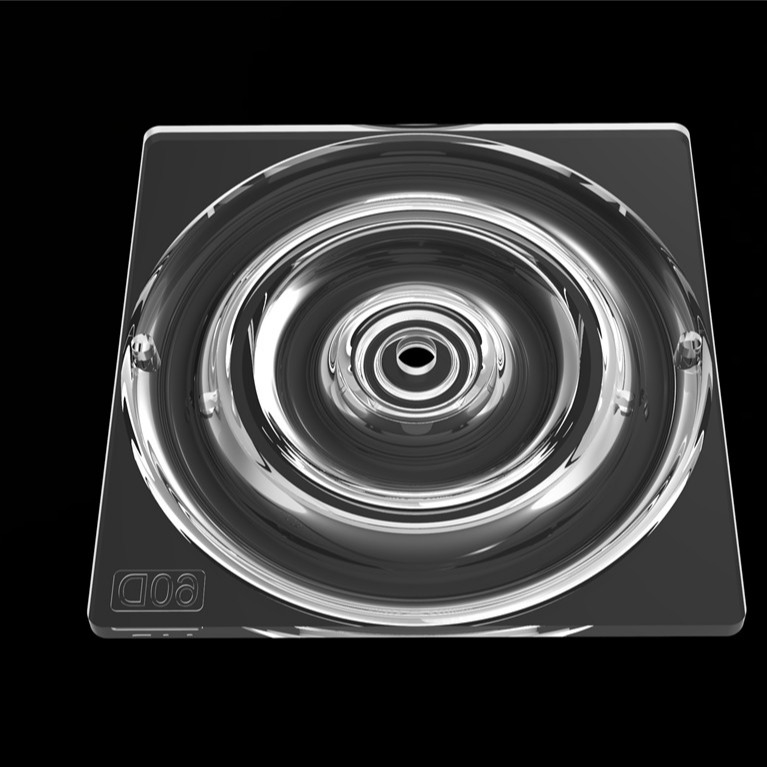 SMD 2835 PC 60 stopnia 2 Ring LED Street Light Lens z doskonałą dystrybucją światła