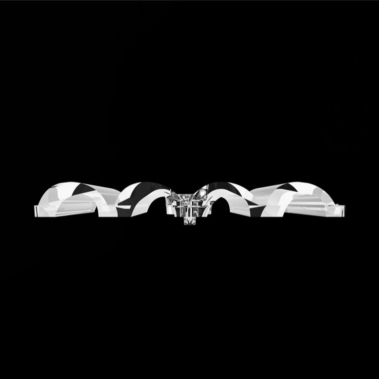 PC LED Light Lens z TYPE3 Beam Angle Street Spotlight Lens