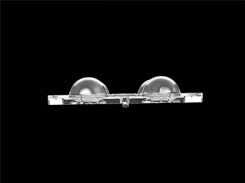 50*50mm 60 stopnia 4 w 1 LED Light Lens PC Materiał do oświetlenia powodziowego SMD7070/ 5050/4*3030 LED