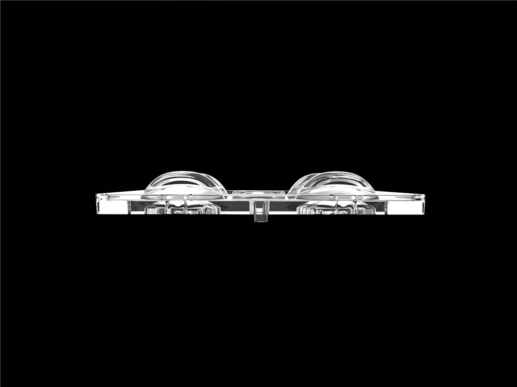 50*50mm 90 stopnia 4 w 1 LED Light Lens PC Materiał do oświetlenia powodziowego SMD7070/ 5050/4*3030 LED