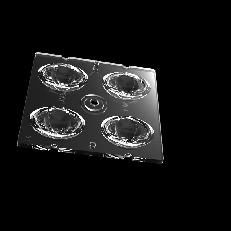 Moduł oświetlenia ulicznego LED o wysokiej przenośności 50*50mm z 4IN1TYPEII, ME1 typem soczewki i SMD5050 chipami LED