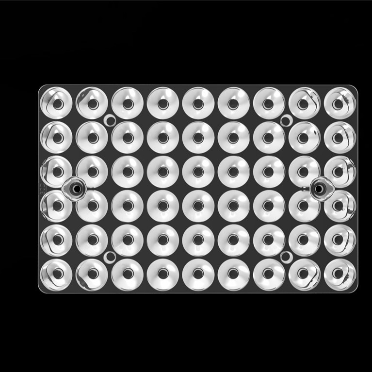 54IN1 30 stopni światło zewnętrzne 3030 LED soczewka PC Led optyki dla stadionów światło / światła pitch L144 * W94mm