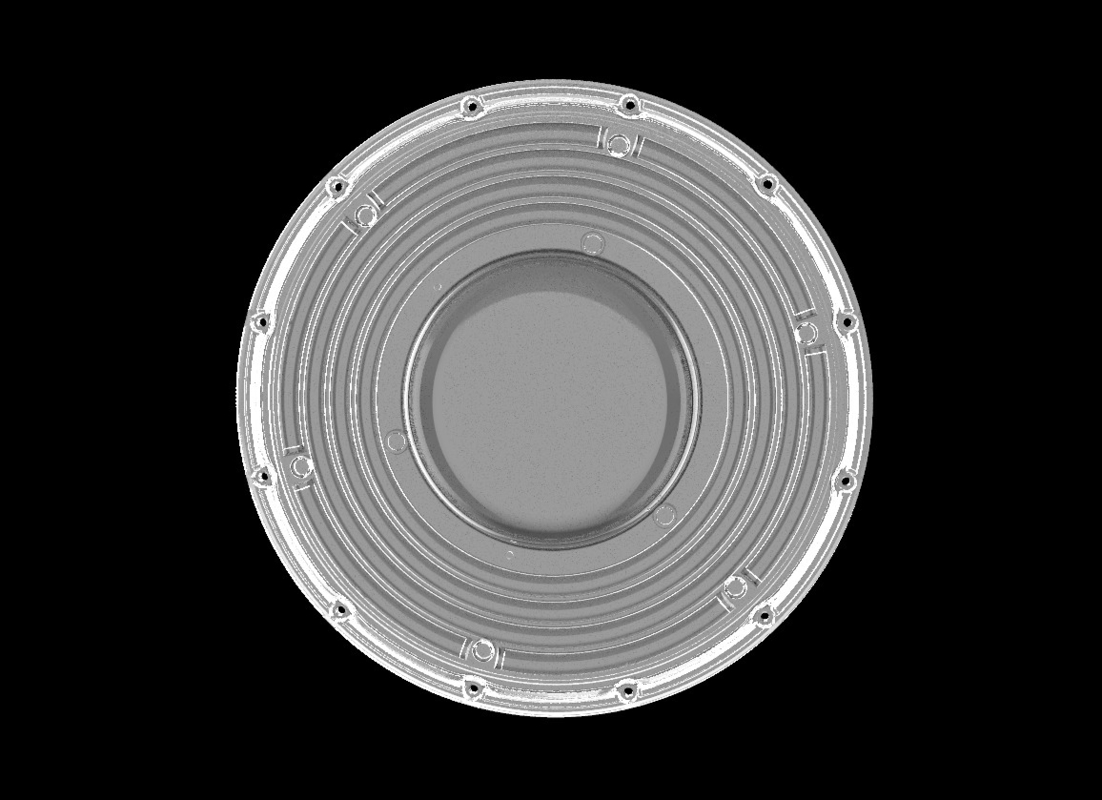 200W φ265mm SMD3030 PC Led UFO Bay Light With 90Degree Beam Angle IP66 Poziom ochrony
