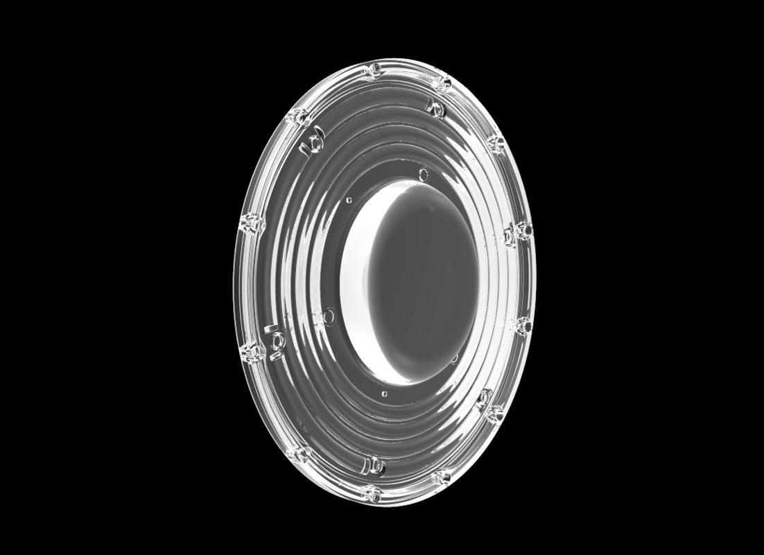 200W φ265mm SMD3030 PC Led UFO Bay Light With 90Degree Beam Angle IP66 Poziom ochrony