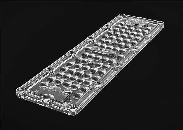 80 * 150 ° kąt świetlny High Power LED Lens, 3030 Cree LED Lens Dla Streetlight