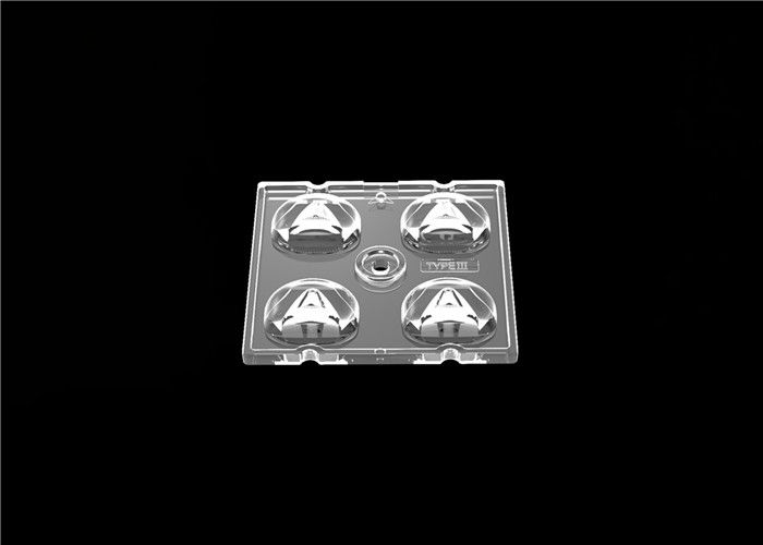 2x2 soczewki komputerowe LED Street Light 50 * 50mm do oświetlenia szerokokątnego